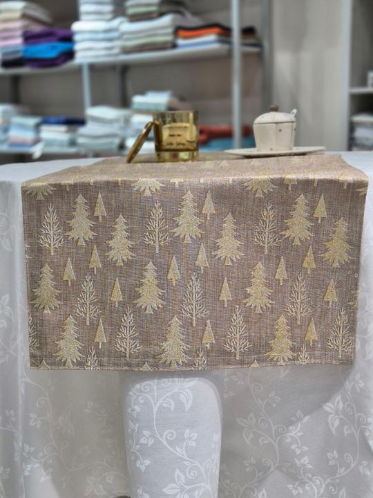 Ранер новорічний (Ялинки золоті, 40х140)